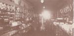 Interior of Griffis drug store, Colborne, Cramahe Township, ca. 1920s