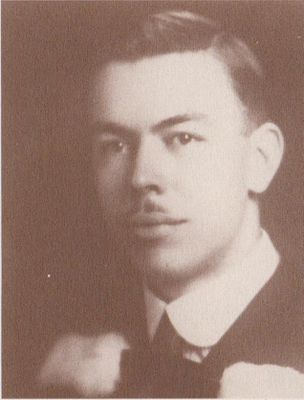 Graduation portrait of Dr. Frank Pember, Cramahe Township, 1928