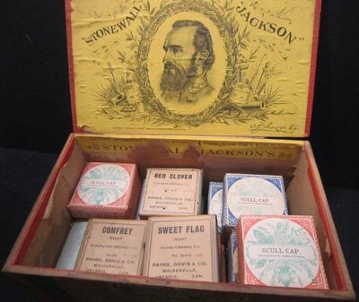 Stonewall Jackson cigar box, Griffis Drug Store, Colborne, Cramahe Township