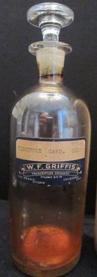 Tincture, Griffis Drug Store, Colborne, Cramahe Township