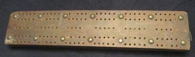 Cribbage board, Griffis Drug Store, Colborne, Cramahe Township