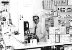 Photograph of Bert Downey, Downey Pharmacy Guardian, Colborne, Cramahe Township