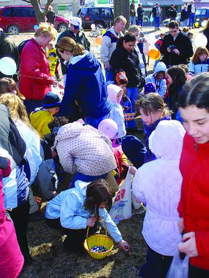 Photograph of Easter egg hunt 2005