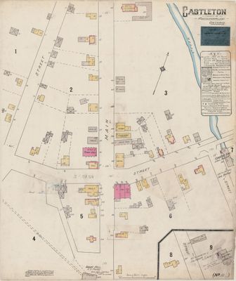 1904 Insurance Plan (Goad Map) of the Town of Castleton, Cramahe Township