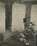 Photograph of memorial for Glenn Chatterson, Loos British Cemetery, WWI, Cramahe Township