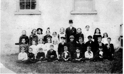 Class photograph, Colborne School, Colborne, Cramahe Township, 1908