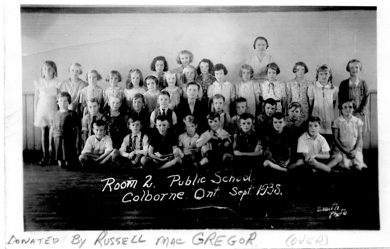 Photograph of Colborne School, Cramahe Township, 1938