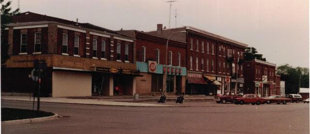 1977 photo by Bill Metcalf, Colborne street scene