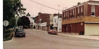 1977 photo by Bill Metcalf, Colborne, Methodist church