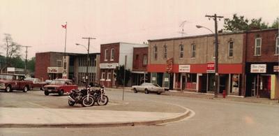 1977 photo by Bill Metcalf, Colborne street scene