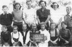 Class photograph, Sharon School, School Section 9, Edville, Cramahe Township 1944