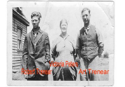 Robert, Victoria (nee Peters), and Art Trenear, Cramahe Township