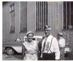 Art Trenear and Edna (nee Johnston) Trenear, Orange Lodge parade, 1959