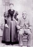 Studio photograph of James and Mary Ann (nee Trenear) Dunn, Cramahe Township