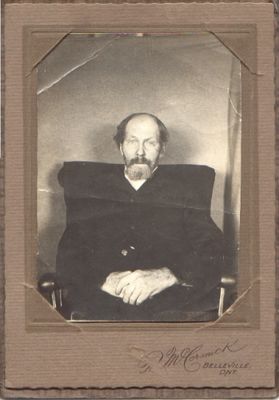 Studio photograph of John Trenear, Cramahe Township, by Robert McCormick, photographer, 1913