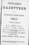 Ontario Gazetteer and Business Directory: 1884-5
