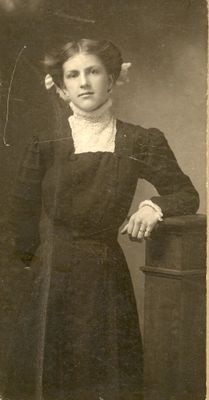 Studio portrait of Margaret Coffee, Cramahe Township