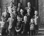 1938 Group photograph of boys' choir, Northumberland Music Festival