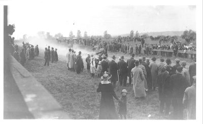 Colborne race track, Cramahe Township, 1930s