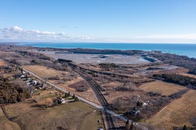 Aerial photograph of Ogden Point Quarry, Cramahe Township, 2022