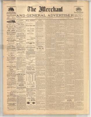 Merchant And General Advertiser (Bowmanville,  ON1869), 12 Jan 1872