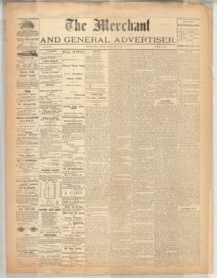 Merchant And General Advertiser (Bowmanville,  ON1869), 3 May 1872