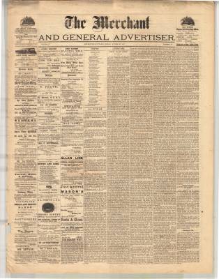 Merchant And General Advertiser (Bowmanville,  ON1869), 25 Oct 1872