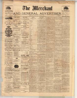 Merchant And General Advertiser (Bowmanville,  ON1869), 1 Nov 1872