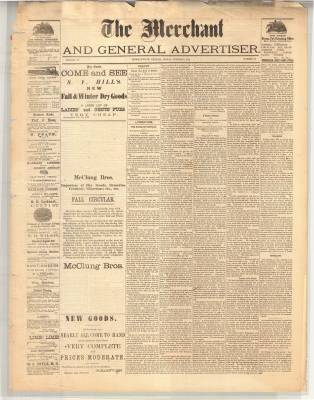 Merchant And General Advertiser (Bowmanville,  ON1869), 9 Oct 1874