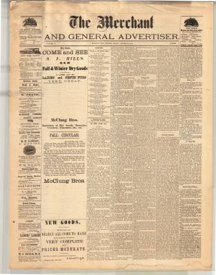 Merchant And General Advertiser (Bowmanville,  ON1869), 30 Oct 1874