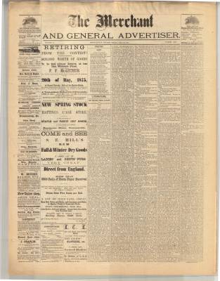 Merchant And General Advertiser (Bowmanville,  ON1869), 30 Jul 1875