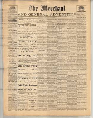 Merchant And General Advertiser (Bowmanville,  ON1869), 13 Aug 1875