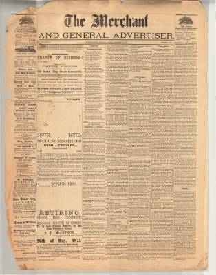 Merchant And General Advertiser (Bowmanville,  ON1869), 12 Nov 1875