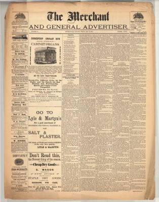 Merchant And General Advertiser (Bowmanville,  ON1869), 12 May 1876