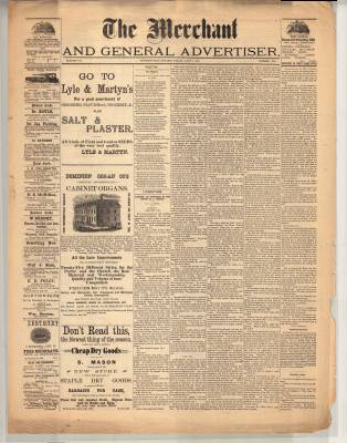 Merchant And General Advertiser (Bowmanville,  ON1869), 7 Jul 1876