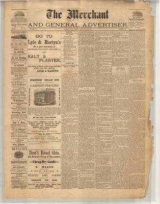 Merchant And General Advertiser (Bowmanville,  ON1869), 28 Jul 1876