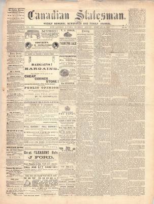 Canadian Statesman (Bowmanville, ON), 20 Feb 1868