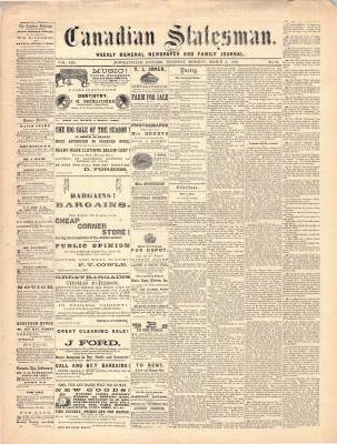 Canadian Statesman (Bowmanville, ON), 5 Mar 1868