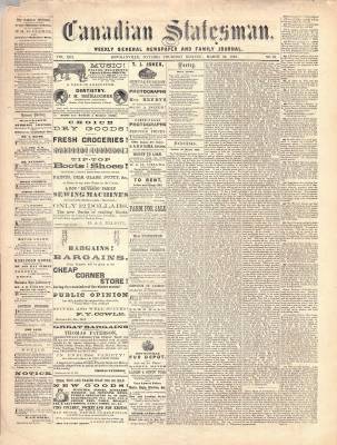 Canadian Statesman (Bowmanville, ON), 26 Mar 1868