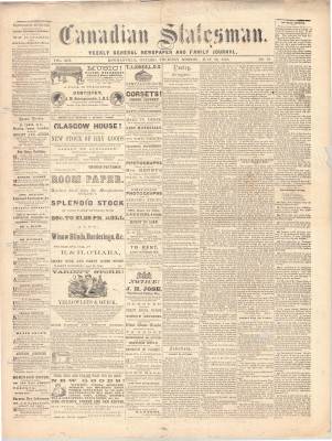 Canadian Statesman (Bowmanville, ON), 30 Jul 1868