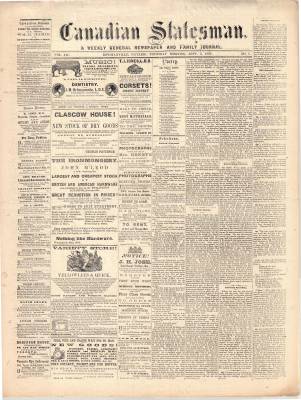 Canadian Statesman (Bowmanville, ON), 3 Sep 1868