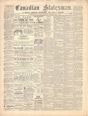 Canadian Statesman (Bowmanville, ON), 4 Feb 1869