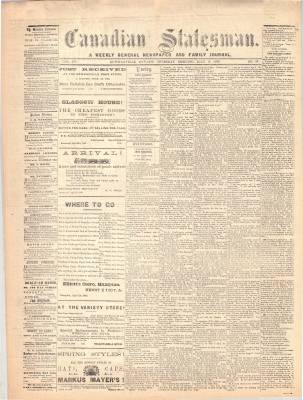 Canadian Statesman (Bowmanville, ON), 8 Jul 1869