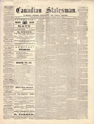 Canadian Statesman (Bowmanville, ON), 7 Oct 1869