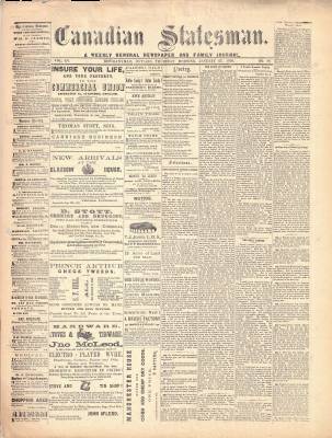 Canadian Statesman (Bowmanville, ON), 27 Jan 1870