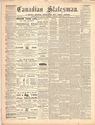 Canadian Statesman (Bowmanville, ON), 10 Feb 1870