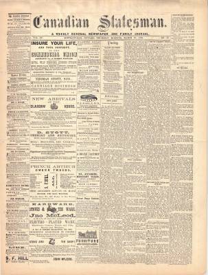 Canadian Statesman (Bowmanville, ON), 10 Mar 1870