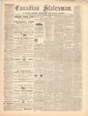 Canadian Statesman (Bowmanville, ON), 5 May 1870