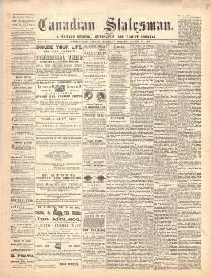 Canadian Statesman (Bowmanville, ON), 11 Aug 1870