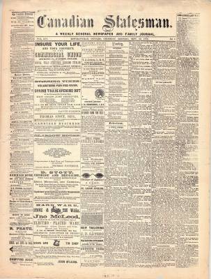 Canadian Statesman (Bowmanville, ON), 22 Sep 1870